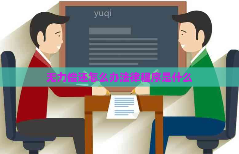 无力偿还怎么办法律程序是什么