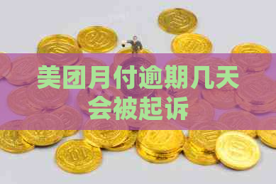 美团月付逾期几天会被起诉