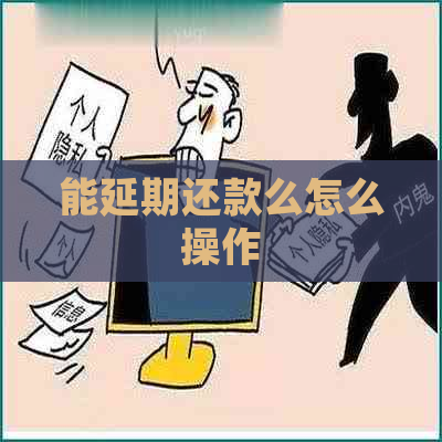 能延期还款么怎么操作
