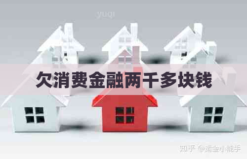 欠消费金融两千多块钱