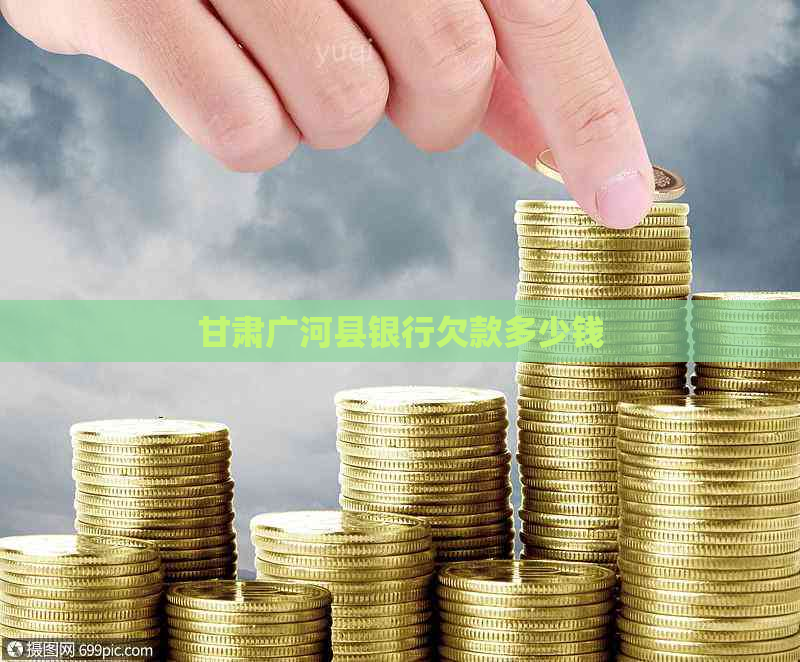甘肃广河县银行欠款多少钱