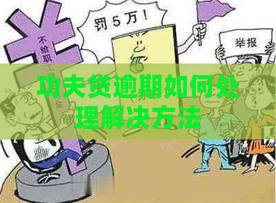 功夫贷逾期如何处理解决方法