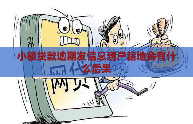 小额贷款逾期发信息到户籍地会有什么后果