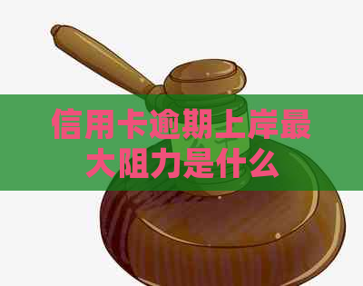 信用卡逾期上岸更大阻力是什么