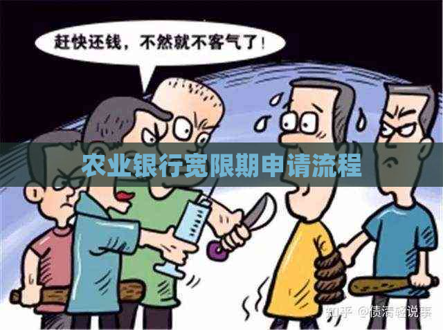农业银行宽限期申请流程
