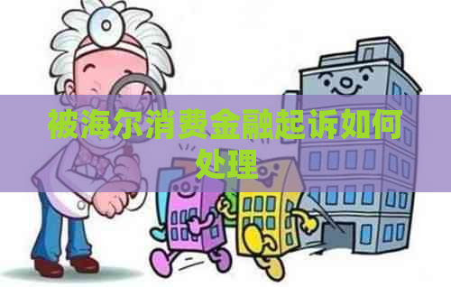 被海尔消费金融起诉如何处理