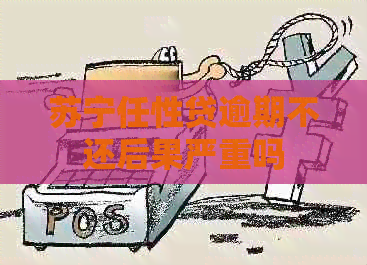 苏宁任性贷逾期不还后果严重吗