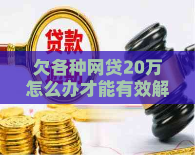 欠各种网贷20万怎么办才能有效解决