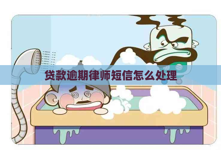 贷款逾期律师短信怎么处理