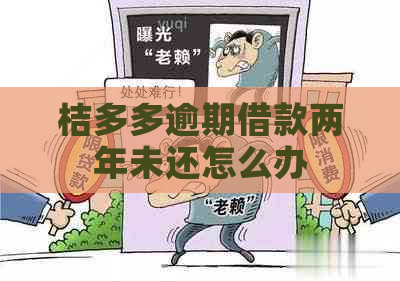 桔多多逾期借款两年未还怎么办