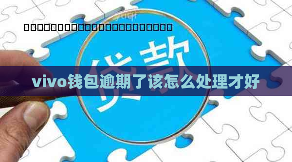vivo钱包逾期了该怎么处理才好