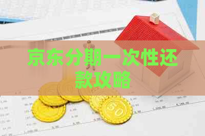 京东分期一次性还款攻略