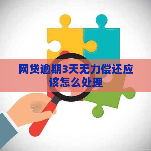 网贷逾期3天无力偿还应该怎么处理