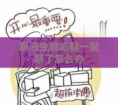 新浪金融逾期一星期了怎么办