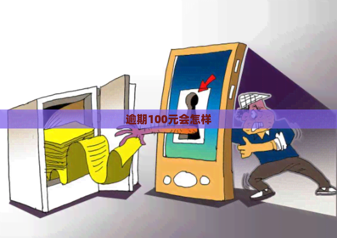 逾期100元会怎样