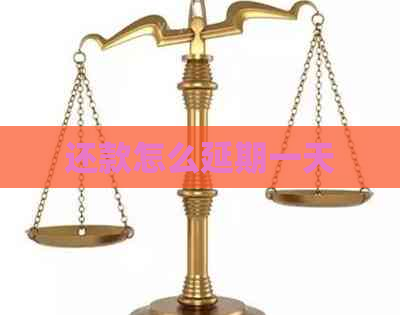 还款怎么延期一天