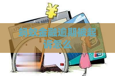 蚂蚁金融逾期被起诉怎么