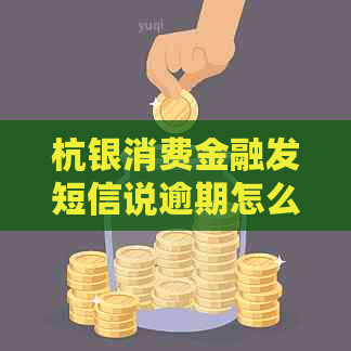 杭银消费金融发短信说逾期怎么处理