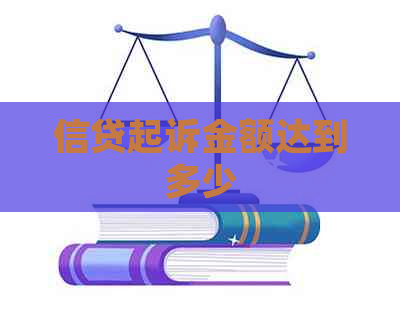 信贷起诉金额达到多少