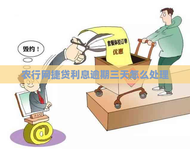 农行网捷贷利息逾期三天怎么处理