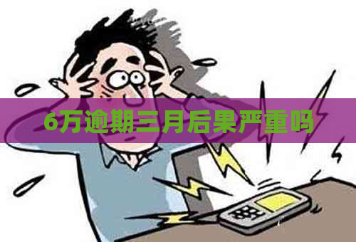 6万逾期三月后果严重吗
