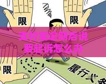 支付宝逾期后说要起诉怎么办 支付宝逾期后说要起诉怎么办