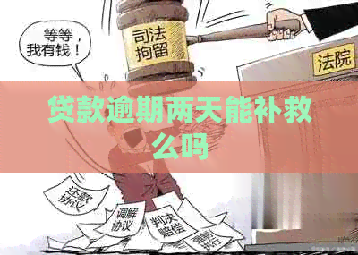 贷款逾期两天能补救么吗