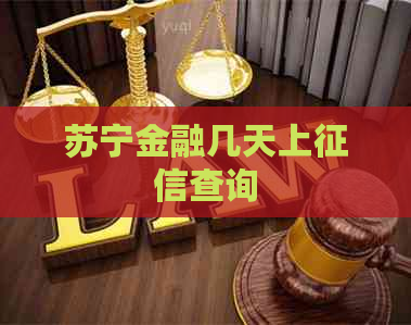 苏宁金融几天上查询 苏宁金融几天上查询