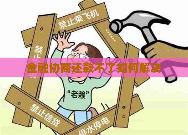 金融协商还款不了如何解决
