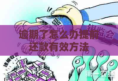 逾期了怎么办提前还款有效方法