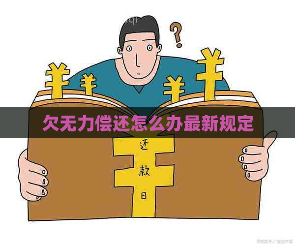 欠无力偿还怎么办最新规定