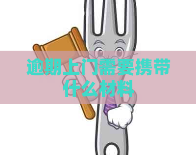 逾期上门需要携带什么材料