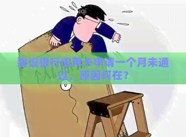 建设银行信用卡申请一个月未通过，原因何在？