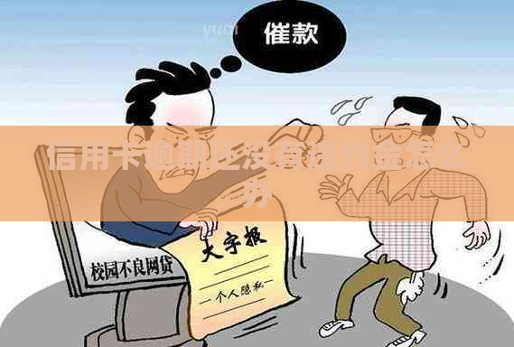 信用卡逾期还没有违约金怎么办
