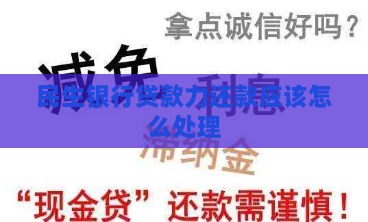 民生银行贷款力还款应该怎么处理
