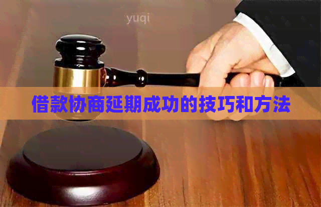借款协商延期成功的技巧和方法