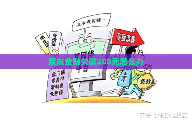 京东金融欠款200元怎么办