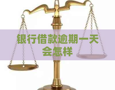 银行借款逾期一天会怎样