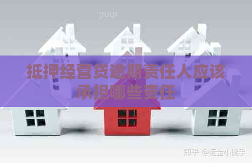 抵押经营贷逾期责任人应该承担哪些责任 抵押经营贷逾期责任人应该承担哪些责任