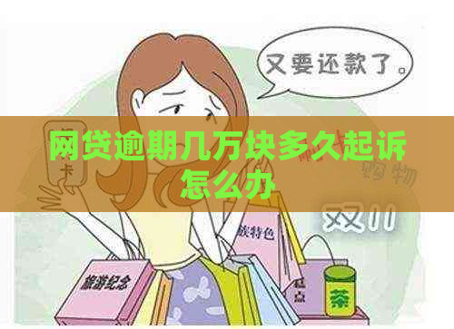 网贷逾期几万块多久起诉怎么办