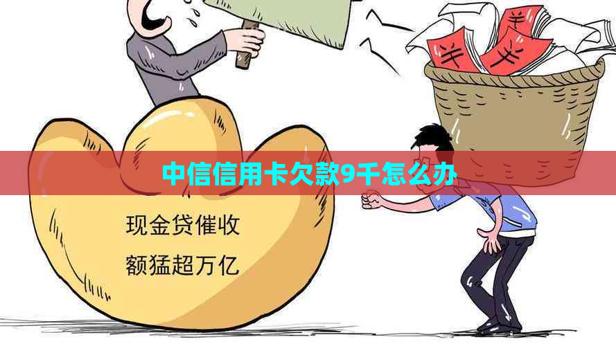 中信信用卡欠款9千怎么办