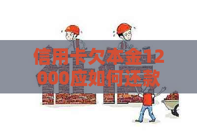 信用卡欠本金12000应如何还款