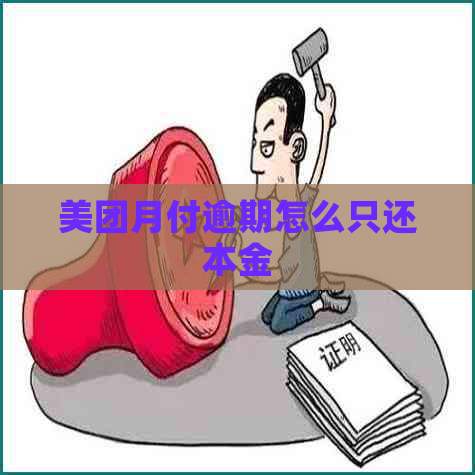 美团月付逾期怎么只还本金
