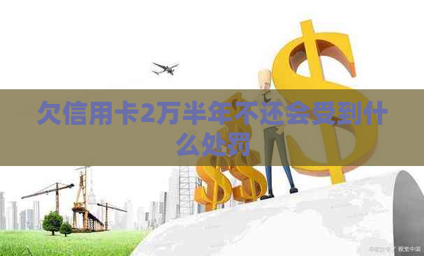 欠信用卡2万半年不还会受到什么处罚