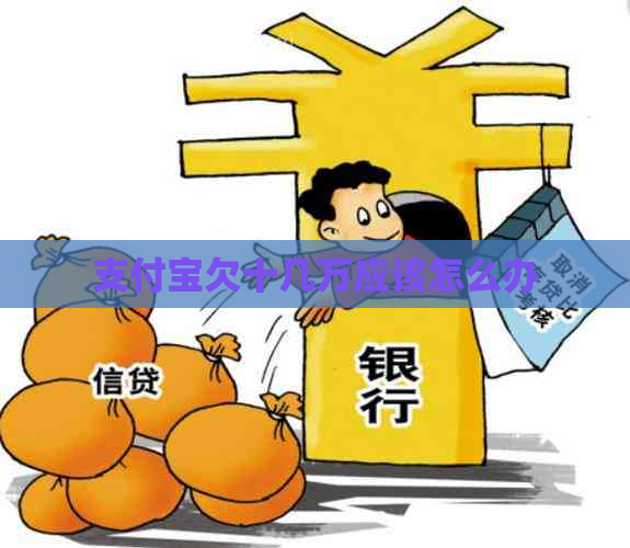支付宝欠十几万应该怎么办