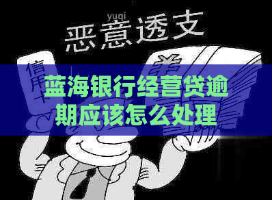 蓝海银行经营贷逾期应该怎么处理