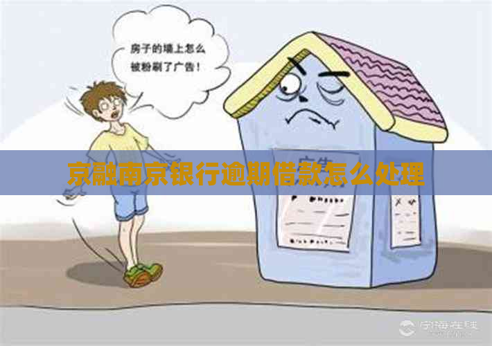京融南京银行逾期借款怎么处理