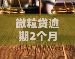 微粒贷逾期2个月会有什么后果