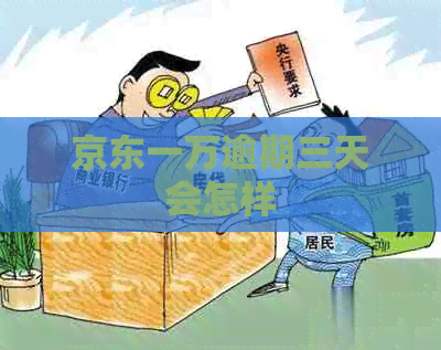 京东一万逾期三天会怎样