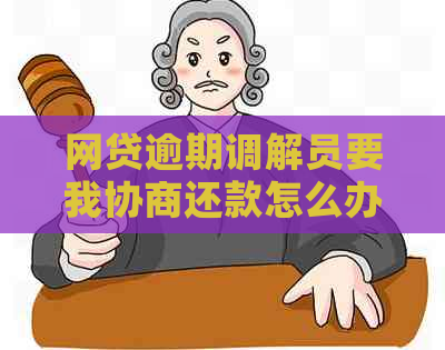 网贷逾期调解员要我协商还款怎么办
